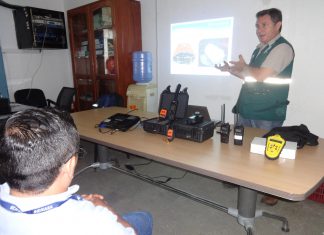 Loreto: charla de inducción de aparatos tecnológicos utilizados en el Jantu