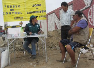 La Libertad: simulacro de prevención de fiebre aftosa