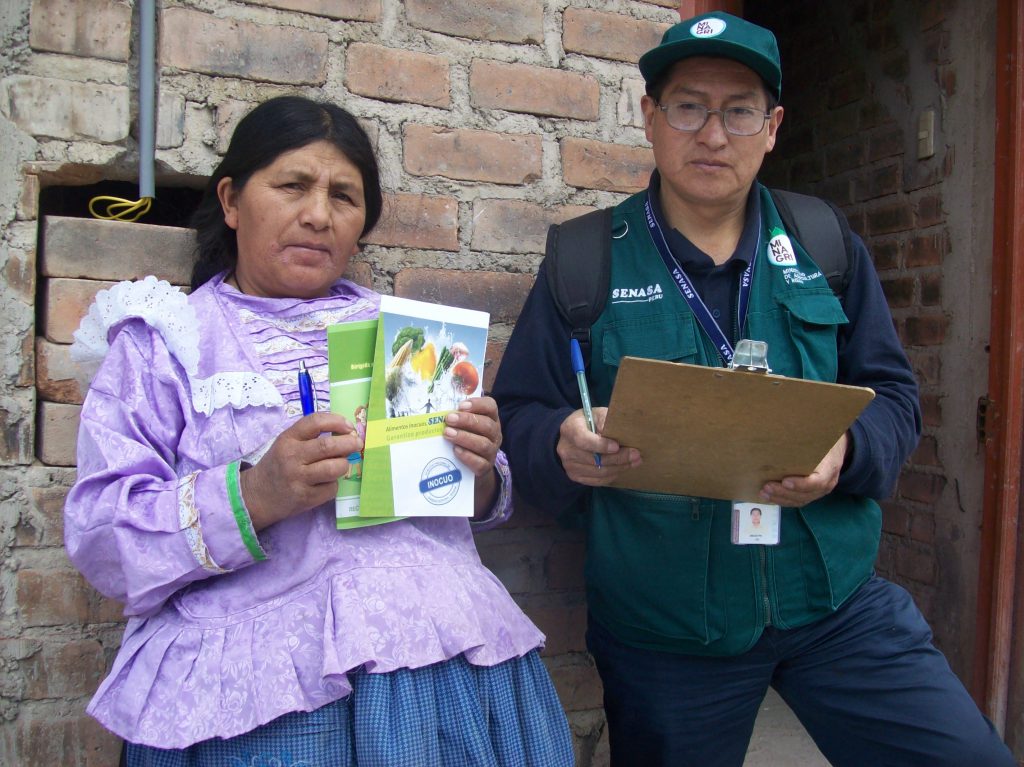 Encuesta de inocuidad en Cajamarca