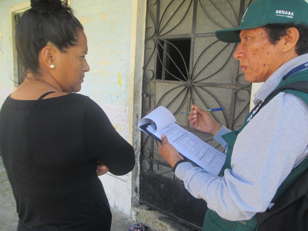 Encuesta de inocuidad en Piura