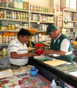 Senasa inspecciona establecimientos de venta de productos en San Martín