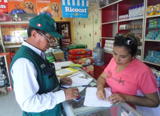 Ucayali: Senasa inspecciona establecimientos de venta de productos veterinarios