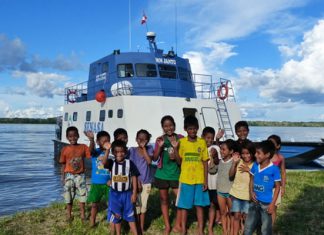 Tormenta en el Amazonas no afectó recorrido de embarcación Jantu de sanidad agraria