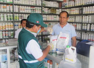 Senasa: Inspección de establecimientos de expendio de plaguicidas químicos