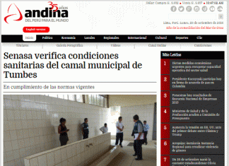 Senasa – Andina: Senasa verifica condiciones sanitarias del camal municipal de Tumbes