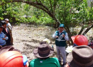 Apurímac: Capacitación a pequeños productores para el control de Mosca de la Fruta