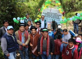 Minagri: Nuevo canal de riego asegura cosecha para campesinos de Apurímac