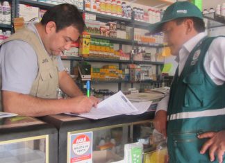 Amazonas: Operativo inopinado a locales de expendio de productos agroveterinarios