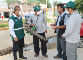 MINAGRI apoya al MINSA en fumigación para proteger salud humana