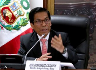 Ministro Hernández: sector agropecuario superaría el 4% de crecimiento en 2018