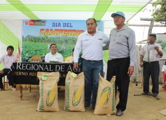 Senasa atendió a productores afectadores por Niño Costero en el día del campesino