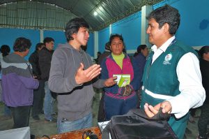 Atencion del Senasa en Manchay