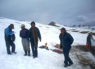 Andina – COEN: Distrito de Capaso soportó hoy temperatura mínima de -15.5 grados