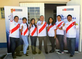 SENASA vive la emoción del Perú vs Colombia