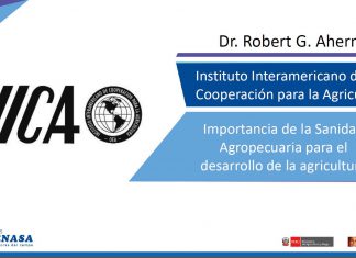 25 Años SENASA: Presentación de Robert Ahern del IICA