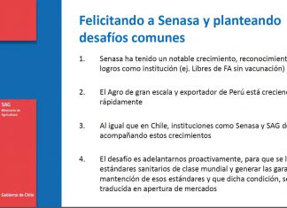 25 Años SENASA: Presentación Ángel Sartori del SAG Chile