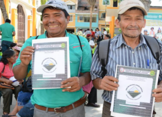 MINAGRI: Se garantizará gratuidad del proceso de titulación de tierras en el país