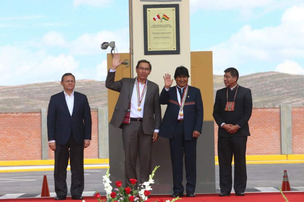 Mandatarios de Perú y Bolivia inauguran Centro Binacional de Atención ...