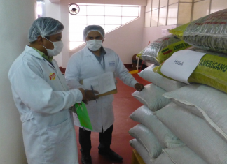MINAGRI supervisa almacén de proveedor del programa Qali Warma, en Apurímac