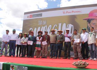 MINAGRI premia el desempeño de asociaciones de productores agropecuarios de Junín
