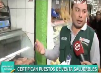 SENASA verifica puestos de venta saludables