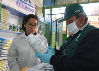 Senasa realiza inspección inopinada a establecimientos comerciales de plaguicidas