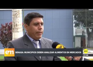 RPP: SENASA indica que municipios deben analizar alimentos en mercados