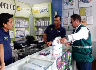 Senasa: Inspección a locales de venta de plaguicidas agrícolas en Ucayali