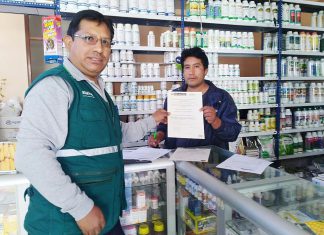 Senasa impulsa formalización de comercios de productos veterinarios en Apurímac
