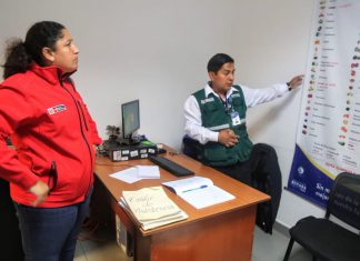 Arequipa: ministra de Agricultura visita puestos de control del SENASA y Serfor