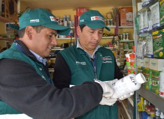 Senasa realizó operativo inopinado a tiendas que expenden plaguicidas en diferentes puntos de la región