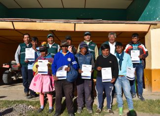 Reconocen a productores de Locroja y Tambraico como expertos en MIP de la papa