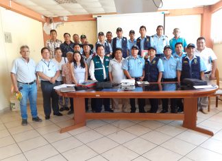 Senasa capacita a funcionarios y policías municipales de Pichanaqui sobre inocuidad