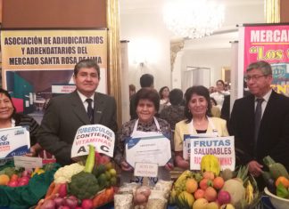 MINAGRI y Municipalidad Metropolitana de Lima certificaron puestos de venta saludable