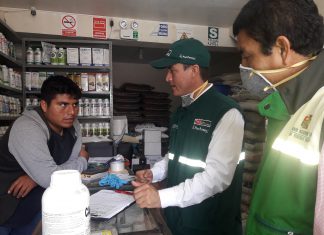 Operativo multisectorial inmovilizó plaguicidas que tenían fecha de vencimiento borrada