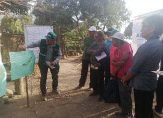 Familias de campo aprendieron a realizar un efectivo manejo integrado de plagas en frutales