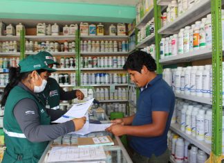 Tacna: Realizan operativo multisectorial a establecimientos que venden plaguicidas
