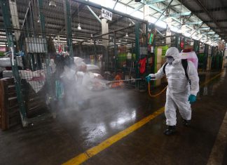 MINAGRI refuerza jornadas de desinfección en Gran Mercado Mayorista de Santa Anita