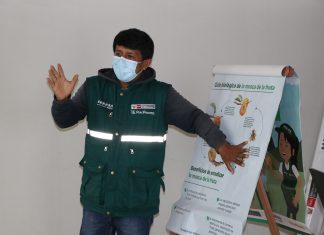 Lambayeque: Productores de centro poblado de Janque son capacitados para el control de mosca de la fruta