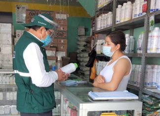 Huánuco: SENASA verifica cumplimiento de normativa en establecimientos de insumos agrícolas