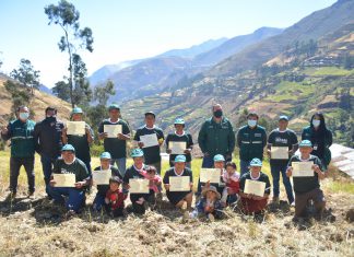 Áncash: Productores mejoran técnicas de producción de manzana mediante Escuelas de Campo