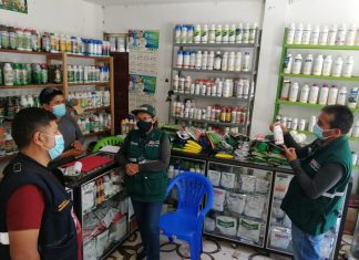 VRAEM: Sensibilizan a propietarios de tiendas comerciales que expenden plaguicidas para su formalización