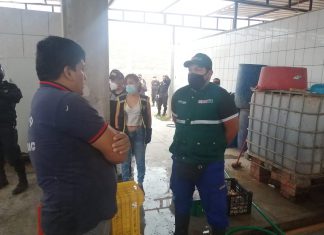 Lambayeque: Operativo multisectorial verificó condiciones sanitarias de centros de faenamiento de aves